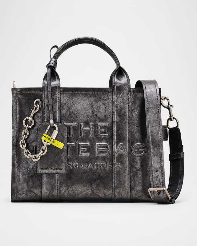 The Medium Distressed Leather Tote Bag